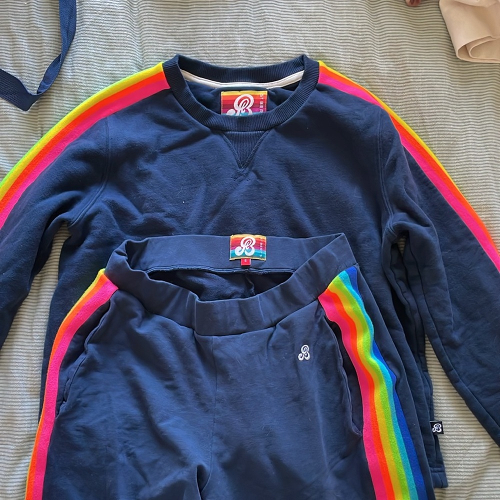 St Bert’s rainbow Jersey set.